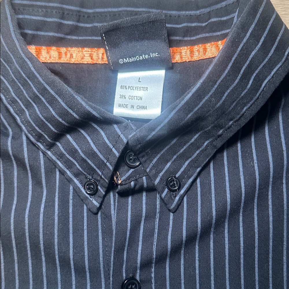 Harley Davidson Men's Size Large Work Shirt Short Sleeves Screamin' Eagle - Picture 3 of 5